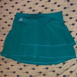 Turquoise Adidas Tennis Skort
